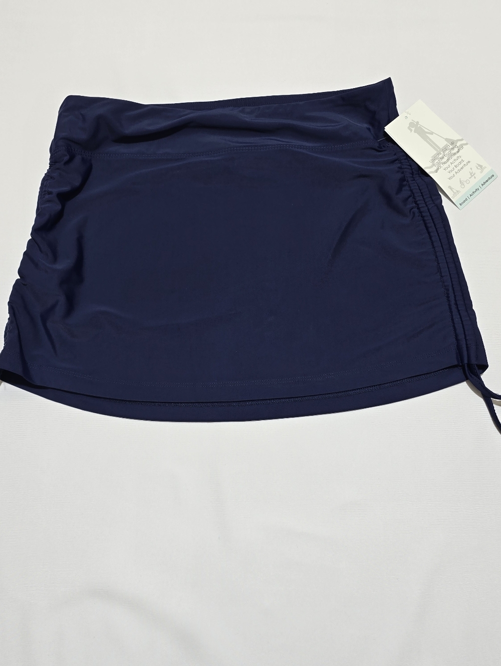 NWT Navy Blue Athletic Skirt - Pull-On Style For Swim Look